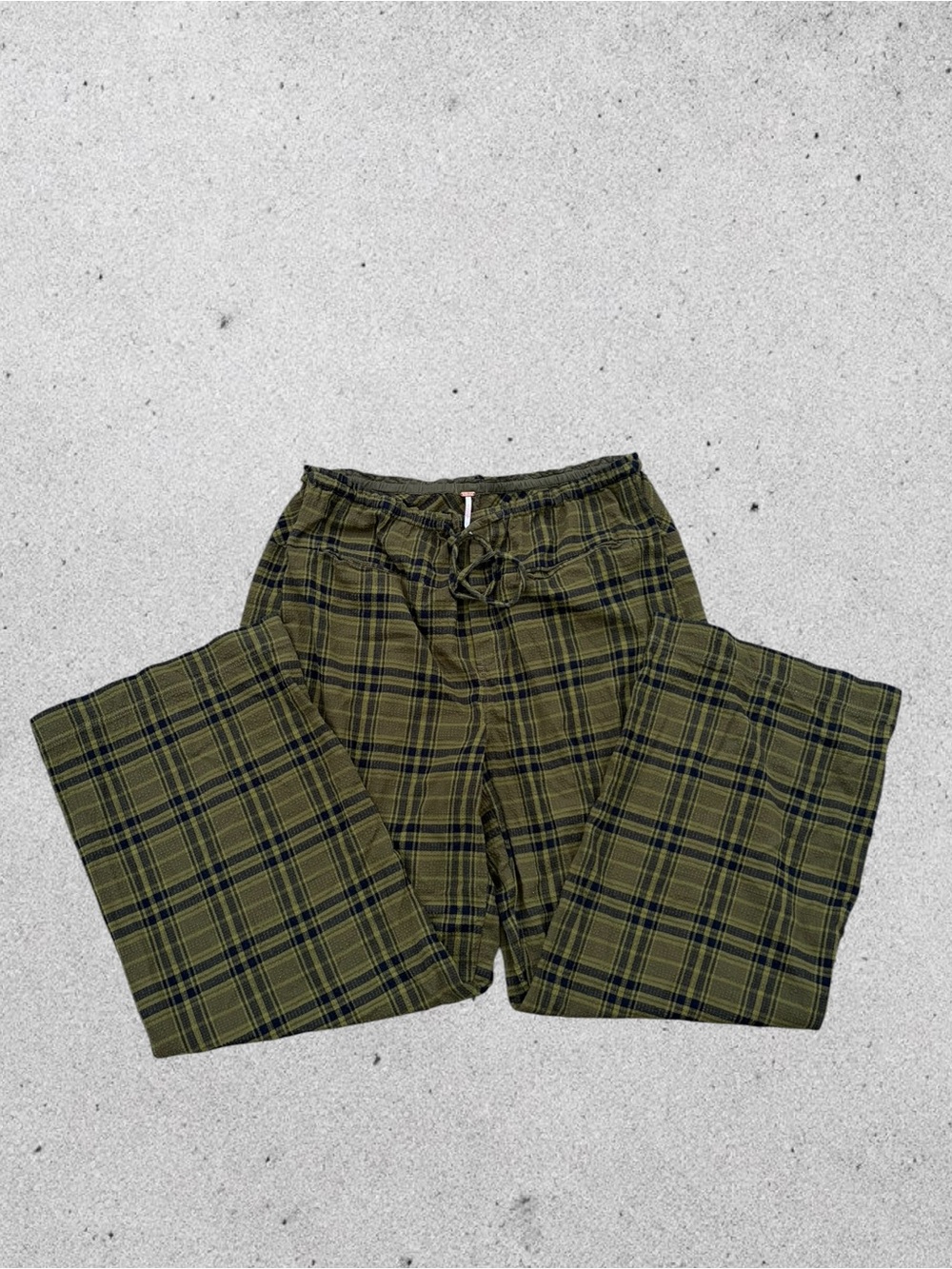 Free People Hudson Canyon Plaid Pants, Sz XL, EUC